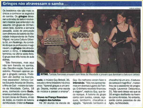 sambatuc, article O Dia